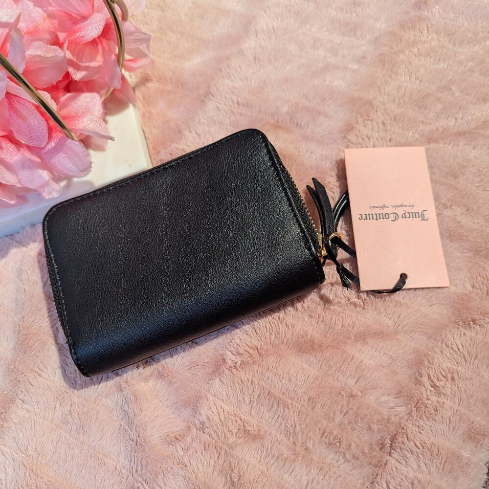 NWT Juicy Couture Black Double Zip Wallet - Picture 5 of 11